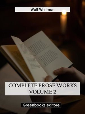 cover image of Complete Prose Works &#8211; Volume 2